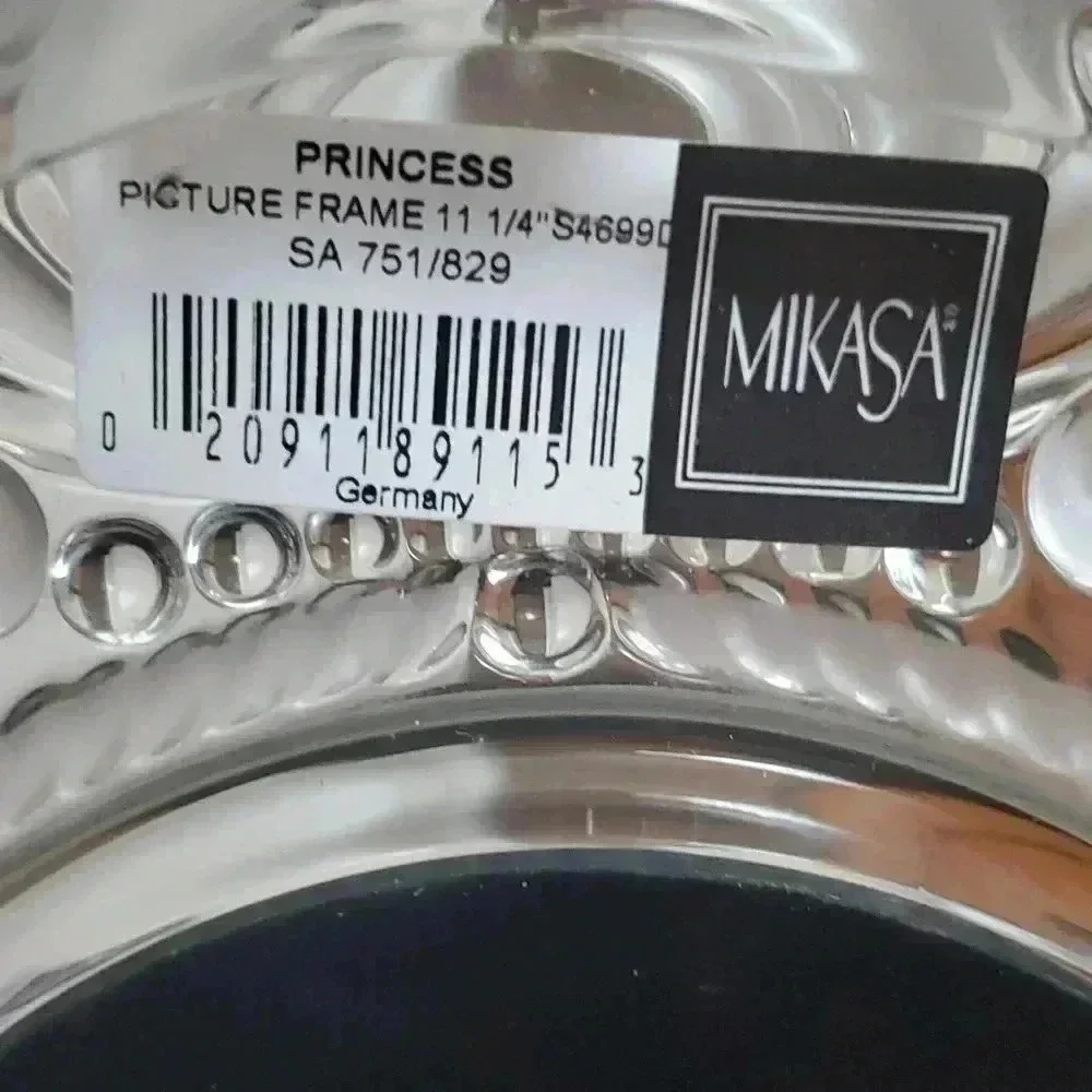 💕Vintage German crystal Mikasa frame